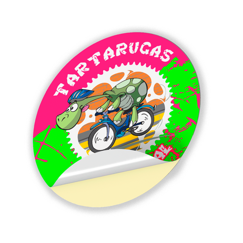 Adesivos 7x7 cm - 50 Unidades Personalizados