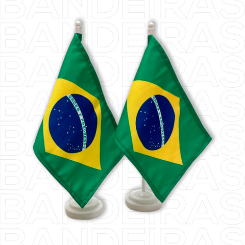 Bandeira de Mesa - Kit 10 unidades