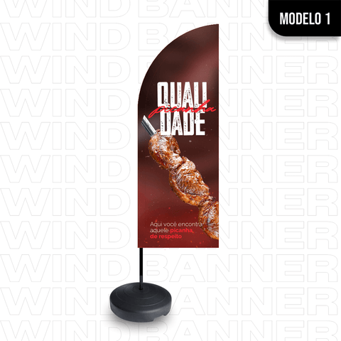 Wind Banner Churrasco