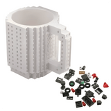 Caneca Bloquinhos Lego + Peças Para Montar