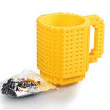 Caneca Bloquinhos Lego + Peças Para Montar