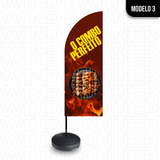 Wind Banner Churrasco