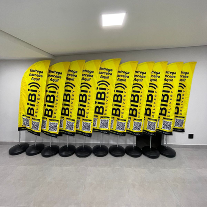 Tecido Wind Banner Personalizado