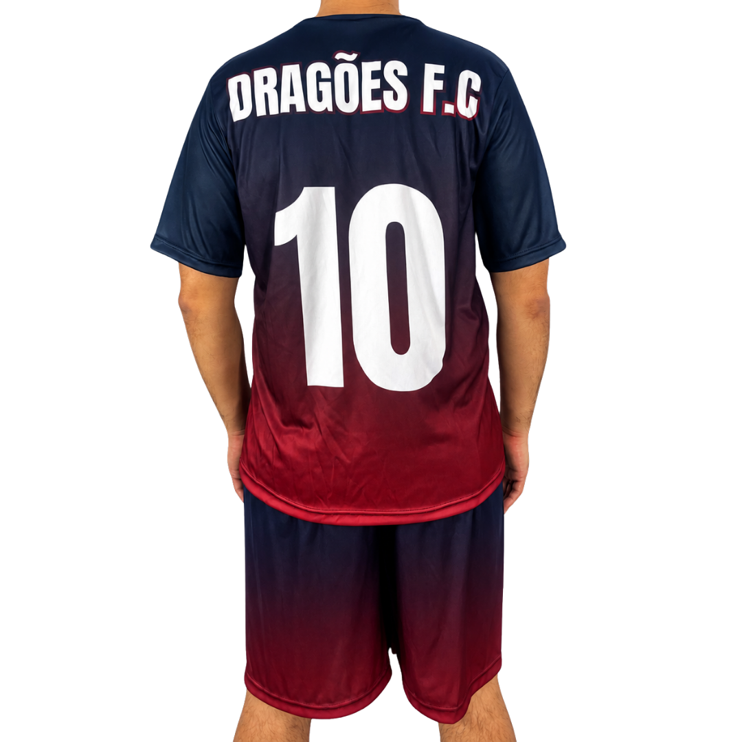 Conjunto Uniforme de Futebol Personalizado Premium