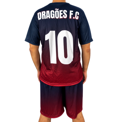 Conjunto Uniforme de Futebol Personalizado Premium