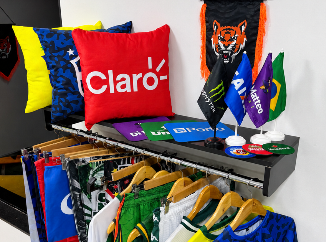 Produtos personalizados para marcas que precisam ser vistas