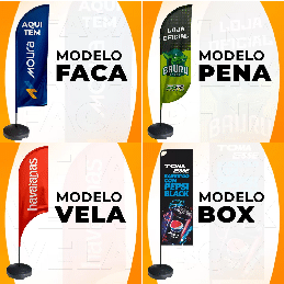 Tecido Wind Banner Personalizado